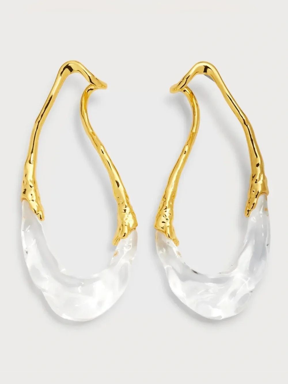 Sculpted Hoop Earrings Q1242